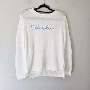 Ellsworth + Ivey Off White "Debordieu" Sweater